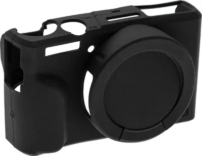 Produktbild von vhbw Hülle kompatibel mit Canon PowerShot G7X Mark III Kamera - Case, Silikon Schwarz