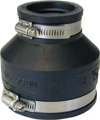 Produktbild von Rohrverbinder Gummi Rohrmuffe Gummimuffe Flexmuffe Rohr Muffe Reduziermuffe 42-50 auf 75-89