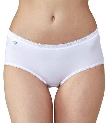 Produktbild von Sloggi Jersey Hüftslip Basic weiß 2er Pack Gr. 42