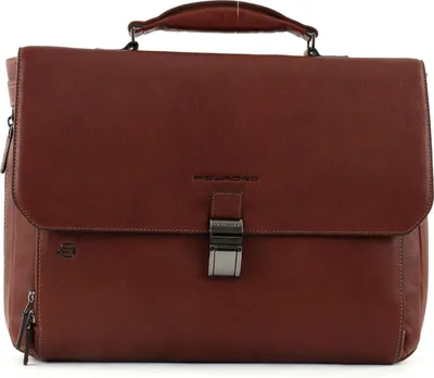 Produktbild von Piquadro Black Square Aktentasche Leder 40 cm Laptopfach