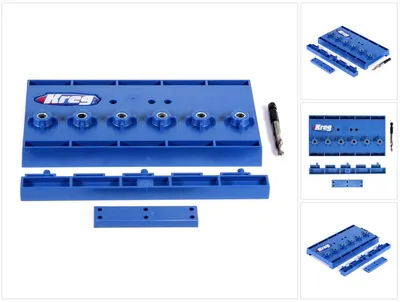 Produktbild von KREG Shelf Pin Jig Lochreihen Bohrschablone ( KMA3220 ) für Regalböden und Dübelbohrungen