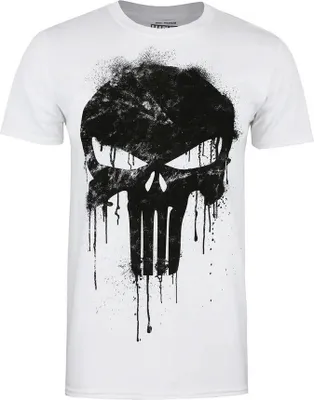 Produktbild von The Punisher - T-Shirt für Herren TV465 (XXL) (Weiß)