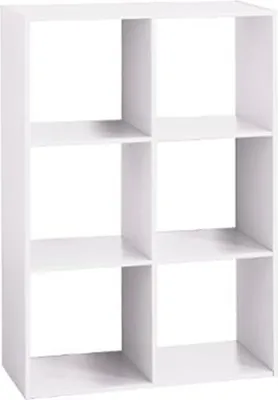 Obrázok produktu pre Eazy Living Regál na knihy 6 políc Nina White