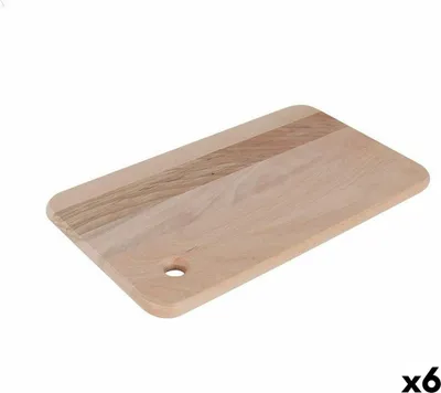 Image de Planche à découper quttinquttin quttin marron bois 37 x 22 cm (6 pièces)