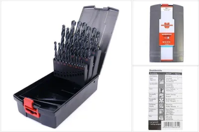 Productafbeelding van Würth spiraalboor set voor metaal, DIN338, HSS, (D1-13), 0,5-25 stuks, artikelnummer 6346