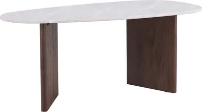 Image de Grönvik table de salle à manger 90x180cm gris clair.