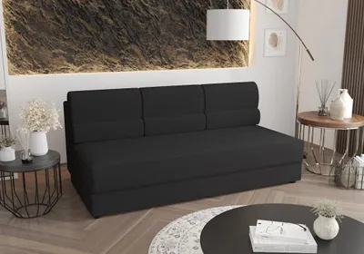 Obrázek produktu pro Trojmístná rozkládací pohovka OPHELIA - tmavě šedá