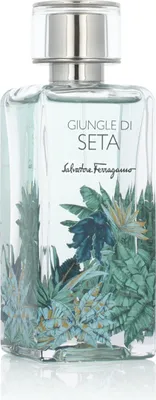 Produktbild von Salvatore Ferragamo Giungle di Seta, Frauen, 100 ml, Nicht nachfüllbare Flasche, Spray, ALCOHOL DENAT. (SD ALCOHOL 39C), PARFUM (FRAGRANCE), AQUA (WATER), ETHYLHEXYL METHOXYCINNAMATE,..., 1 Stück(e)