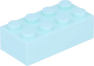 Produktbild von Lego® 2x4 Stein 3001 - 250 Stück Helles Aqua
