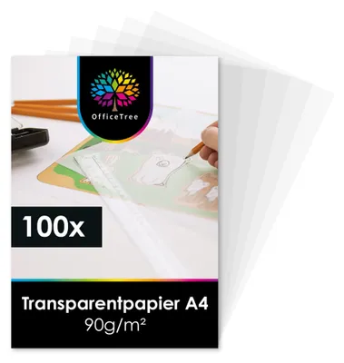 Obrázok produktu pre OfficeTree 100 hárkov kopírovacieho papiera biely DIN A4 - 90 g/m2 (wp)