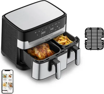 Immagine prodotto di Tefal EY905D Dual Easy Fry & Grill Friggitrice ad aria calda XXL 8,3 litri