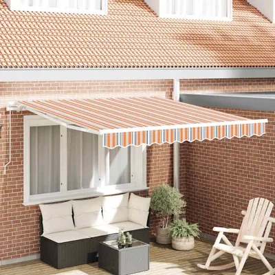 Zdjęcie produktu dla Maison Exclusive – markiza rozsuwaną, wielokolorowa, 300 x 250 x 165 cm