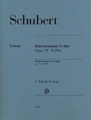 Produktbild von Schubert, Franz - Klaviersonate G-dur op. 78 D 894