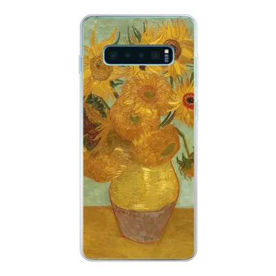 Produktbild von MuchoWow® Handyhülle Schutzhülle Hülle für Samsung Galaxy S10 Lite Sonnenblumen - Vincent van Gogh Silikon Softcase Handy Hülle - Schutz