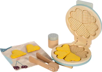 Immagine prodotto di Legler Small Foot Waffeleisen-Set Tasty, Rollenspielzeug, ab 24 Monate, Holz, 12492