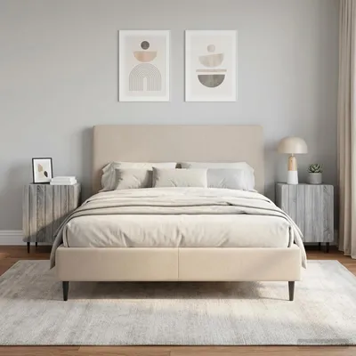 Imagen del producto de vidaXL Mesita de noche, 2 unidades, color gris Sonoma, 43 x 34,5 x 52 cm, material de madera