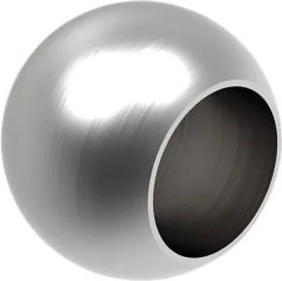 Immagine prodotto di Sfera ∅25 mm/per tubo ∅12 mm Tappo di chiusura in acciaio inox Tappo Asta di riempimento Tubo Ringhiera Balcone Tubo tondo V2A lucidato K320 Sfera piena
