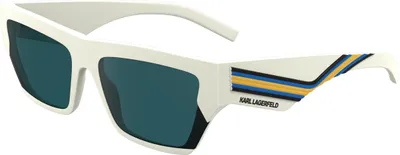 Obrázek produktu pro KARL LAGERFELD KL6163S 105 SHINY WHITE 59/17/145 Uni sluneční brýle
