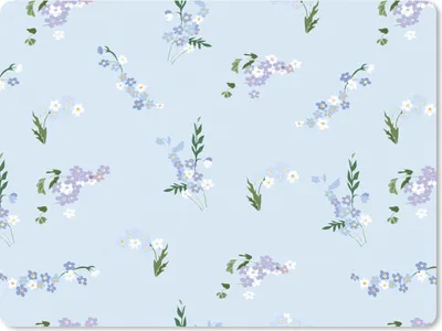 Produktbild von MuchoWow® Mauspad Mousepad Muster - Blumen - Dekoration 40x30 cm - Mousepads - Maus Mat - Pad - Mausunterlage - Anti Rutsch