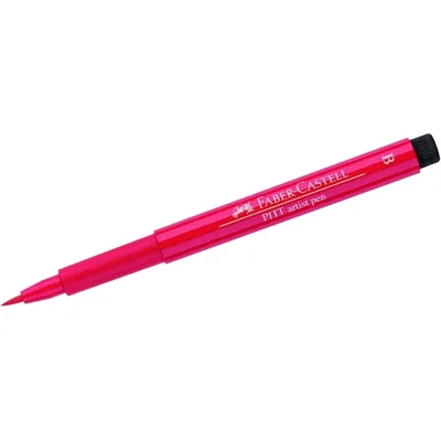 Image de FABER-CASTELL Marqueur Tusche PITT stylo d'artiste, géranium rot hell