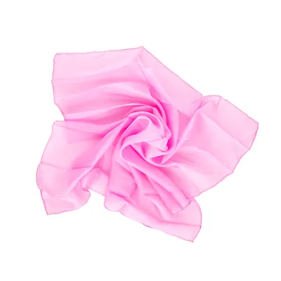 Produktbild von Nickituch Seidentuch rosa altrosa pink Seide 53x53cm