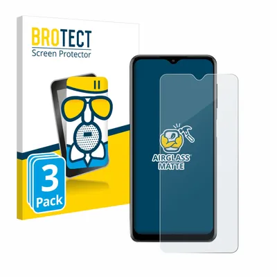 Produktbild von 3x BROTECT Entspiegelungs Schutzglas für Samsung Galaxy M12 Schutzfolie Panzer Folie Glas Display Schutz matt