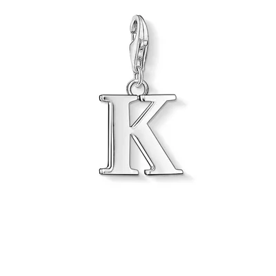 Produktbild von Thomas Sabo Buchstabe K 0185-001-12 Charm Anhänger