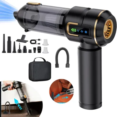 Produktbild von Handstaubsauger Akku, Mini Kabellos Autostaubsauger, für den Auto, Küche, PC, Sofa, Büro