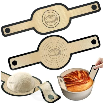 2er Set Silikon-Backmatte für Dutch Oven, hitzebeständig bis 260 °C