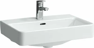 Zdjęcie produktu dla Laufen Pro S - Umywalka kompaktowa, 600x380 mm, bez otworu na baterię, bez przelewu, biała H8179590001421