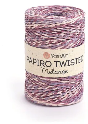 Produktbild von YarnArt Papiro Twisted Melange 2310 Papierraphia Garn 170m/100g für Hüte & Taschen