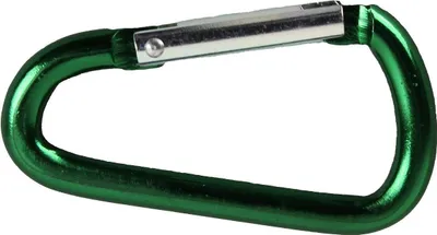 Produktbild von Conacord Karabinerhaken 60 mm, Aluminium, grün, für Seile bis 12 mm Durchmesser
