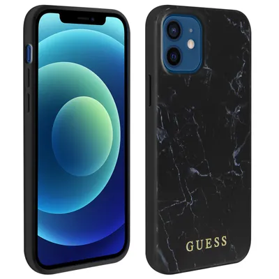 Zdjęcie produktu dla GUESS GUHCP12MPCUMABK, Pokrowiec, Apple, iPhone 12/iPhone 12 Pro, 15,5 cm (6.1"), Czarny, Szary