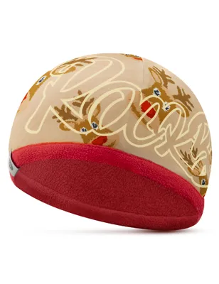 Produktbild von ROCKBROS Kinder Mütze Fahrrad Winter Winddichte Sportmütze Helm Unterziehmütze Elastisch für Jungen Mädchen Fahrrad Ski Braun