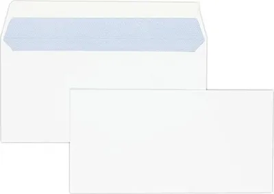 Produktbild von Briefumschläge DINlang 120g/qm haftklebend VE=500 Stück hochweiß