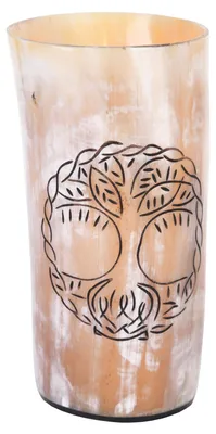 Produktbild von Trinkbecher aus Horn - Yggdrasil