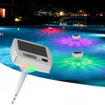 Solar-Poolleuchte, schwimmend, LED, wasserdicht, weiß