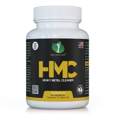 Produktbild von HMC – Schwermetall Detox Pulver | Entgiftung mit Chitin, Beta-Glucanen & Melanin