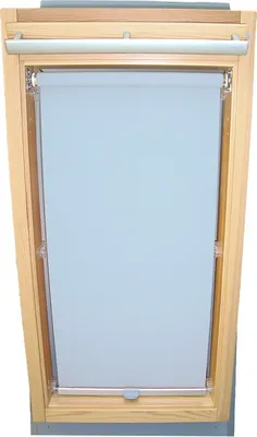 Produktbild von Rollo für VELUX Dachfenster Sichtschutz mit Haltekrallen GGL/GPL/GHL - 104 - hellblau