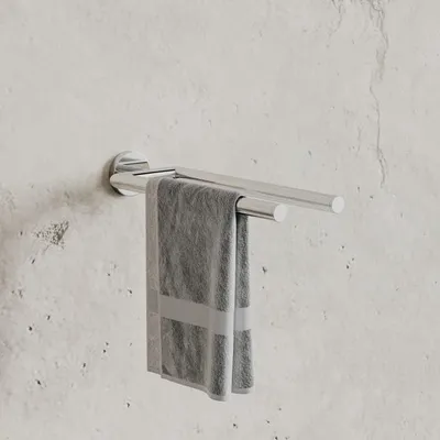 Obrázok produktu pre Držiak na uteráky Kronenbach, 2 ramená, 34,5 cm, pevný