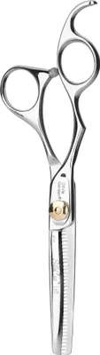 Produktbild von Olivia Garden Effilierschere Linkshand Haarschneide Schere SilkCut 35 Zähne Europa Hair