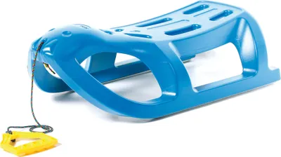 Produktbild von Kinder Schlitten mit Zugseil Kunststoff Kinderschlitten Schneegleiter Rodelschlitten Schneerutscher Schneeflitzer