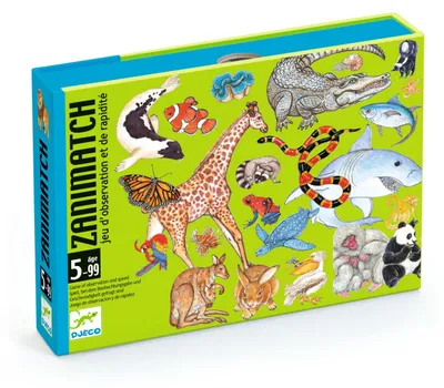 Immagine prodotto di Gioco di carte Zanimatch, Djeco