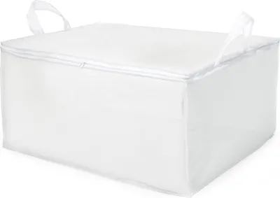 Produktbild von Compactor - MILKY Bettdecken-Aufbewahrungstasche, Größe L, 70x50x30 cm, Weiß