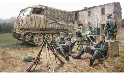 Steyr RSO/01 1:35 Bausatz mit Soldaten + Zubehör, 332 Teile