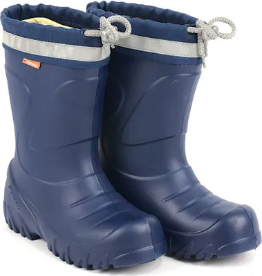 Produktbild von DEMAR Kinder Gummistiefel Winterstiefel Regenstiefel Kinderstiefel Gefüttert DUNKELBLAU Größe 28/29