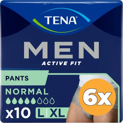 Productafbeelding van 6x Tena Men Active Fit Normal Large/Extra Large (16 stuks)