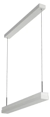 Produktbild von OSMONT MAT60548 MATAR LE1 Hängeleuchte aus Kunststoff, weiß, Schutzart IP40, 4000 K, 9 W LED