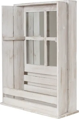 Produktbild von Wandhängeschrank Walon Holz Weiß Antik
