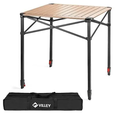 Zdjęcie produktu dla Stół składany aluminiowy kemping ogród balkon 70X70 cm